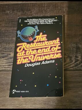 The Restaurant at the End of the Universe - Douglas Adams 1982 Pocket Paperback